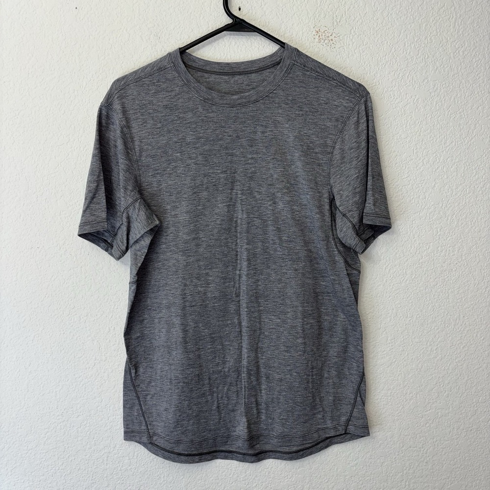Lululemon Somatic Aero Short Sleeve Athletic Gray T Shirt Men's Size S